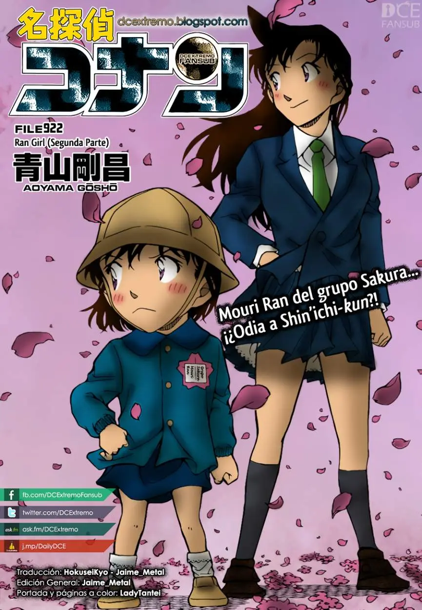 Detective Conan capítulo 922 página 1
