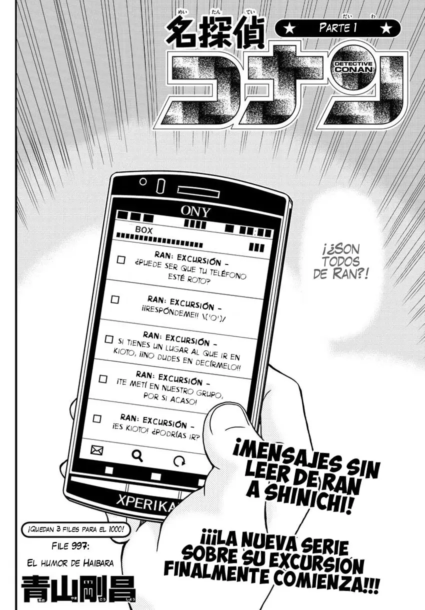 Detective Conan capítulo 997 página 3