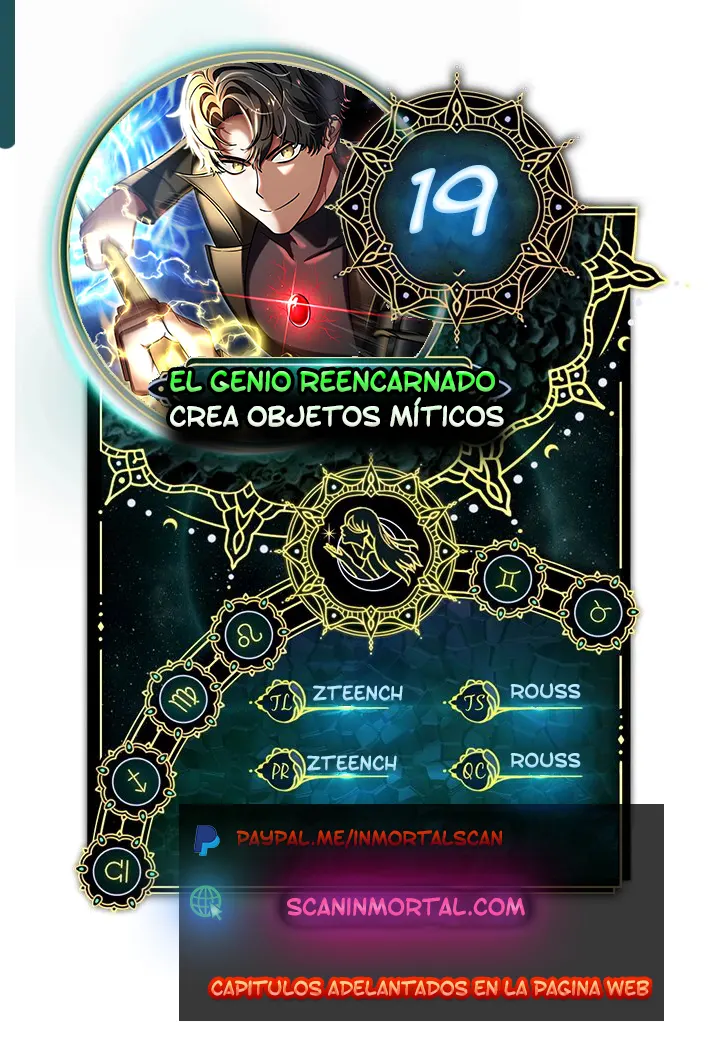 El Genio Reencarnado Crea Objetos Míticos capítulo 19 página 1