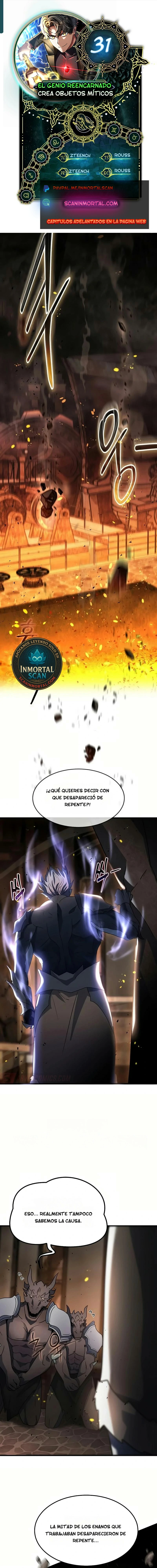 El Genio Reencarnado Crea Objetos Míticos capítulo 31 página 1
