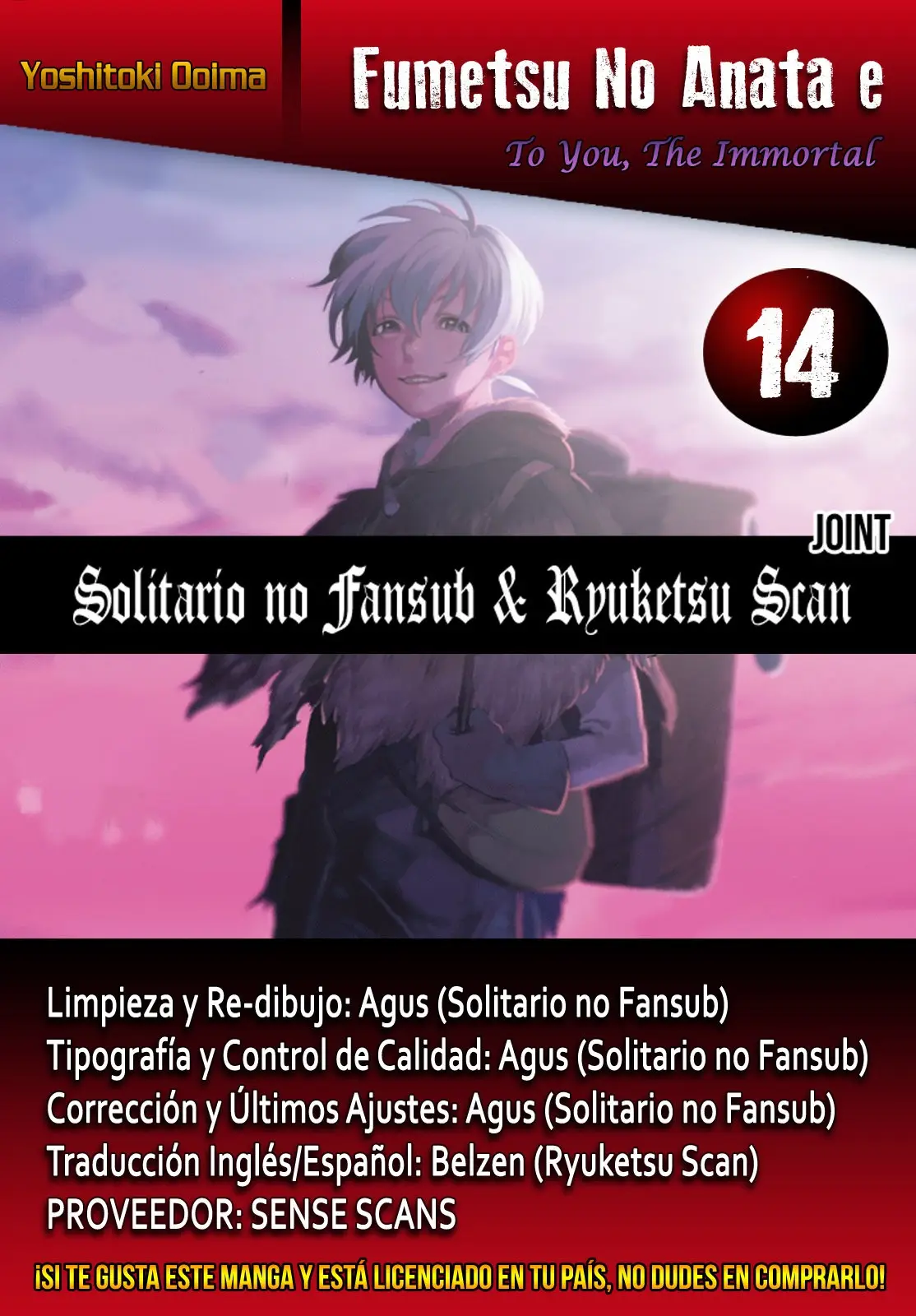 Fumetsu no Anata e capítulo 14 página 1