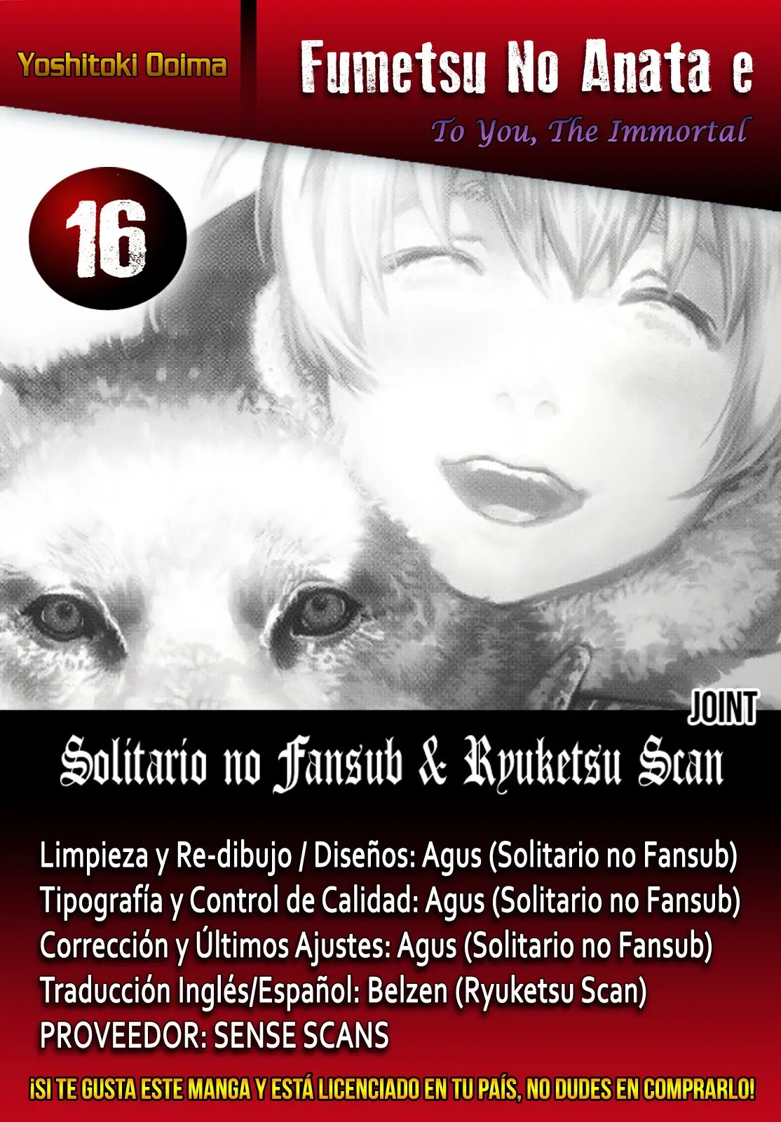 Fumetsu no Anata e capítulo 16 página 1
