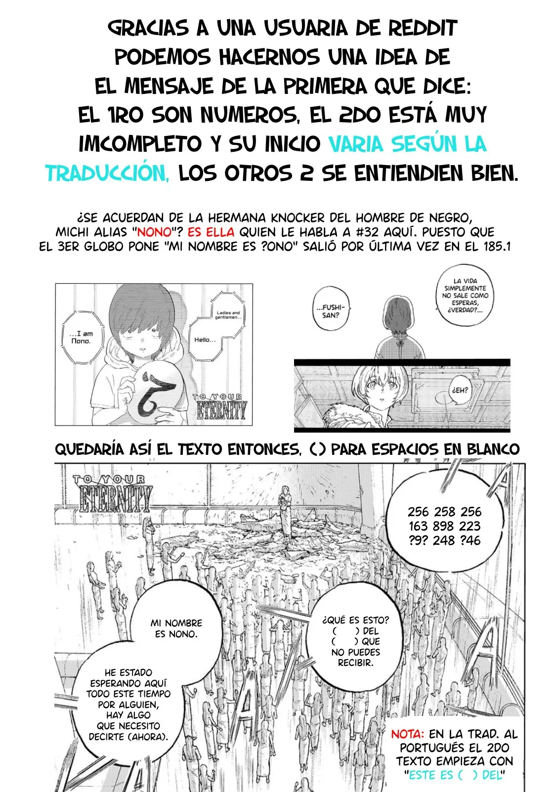 Fumetsu no Anata e capítulo 190.3 página 14
