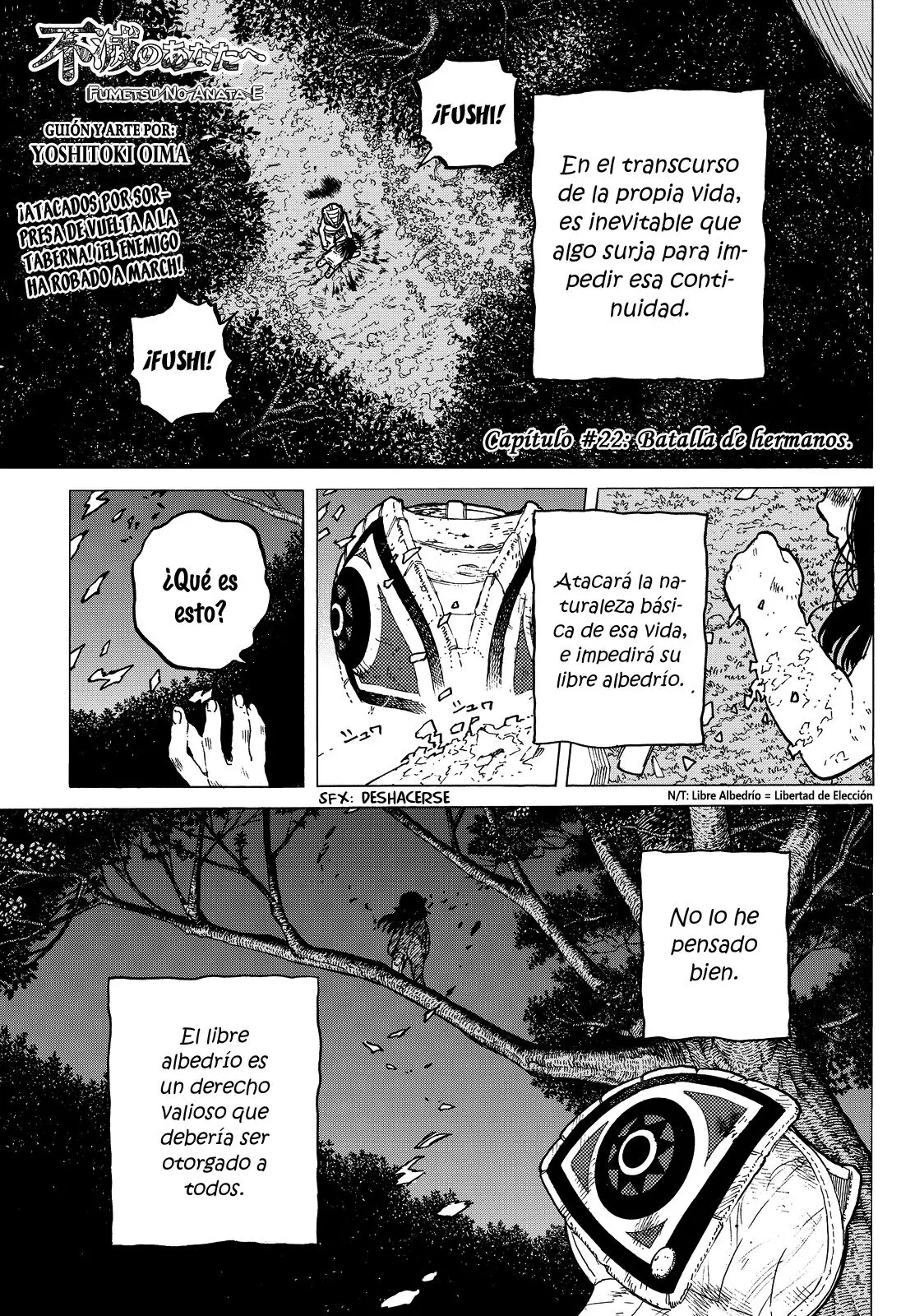 Fumetsu no Anata e capítulo 22 página 2