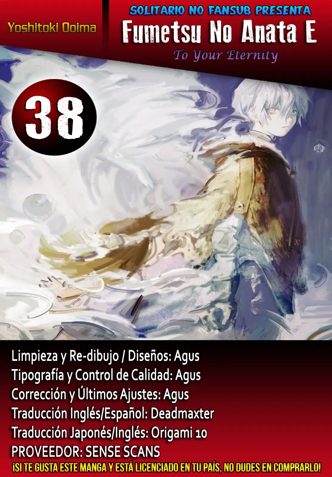 Fumetsu no Anata e capítulo 38 página 1