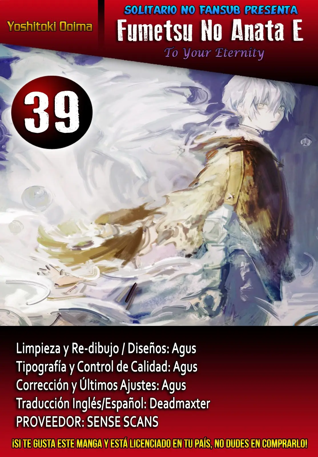 Fumetsu no Anata e capítulo 39 página 1