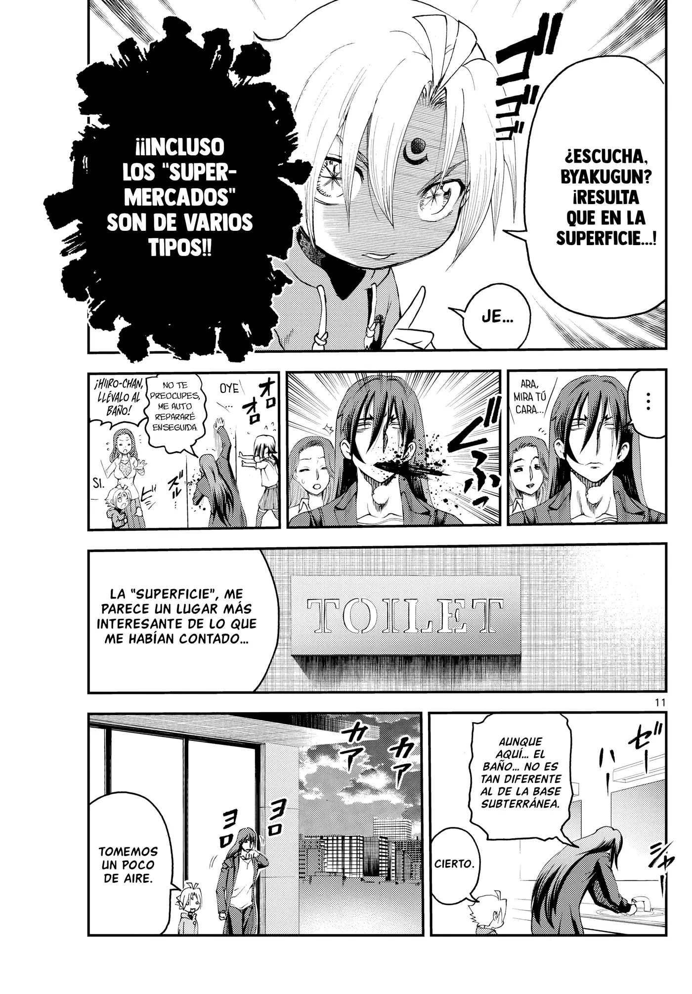 Hacia la superficie... capítulo 17 página 11