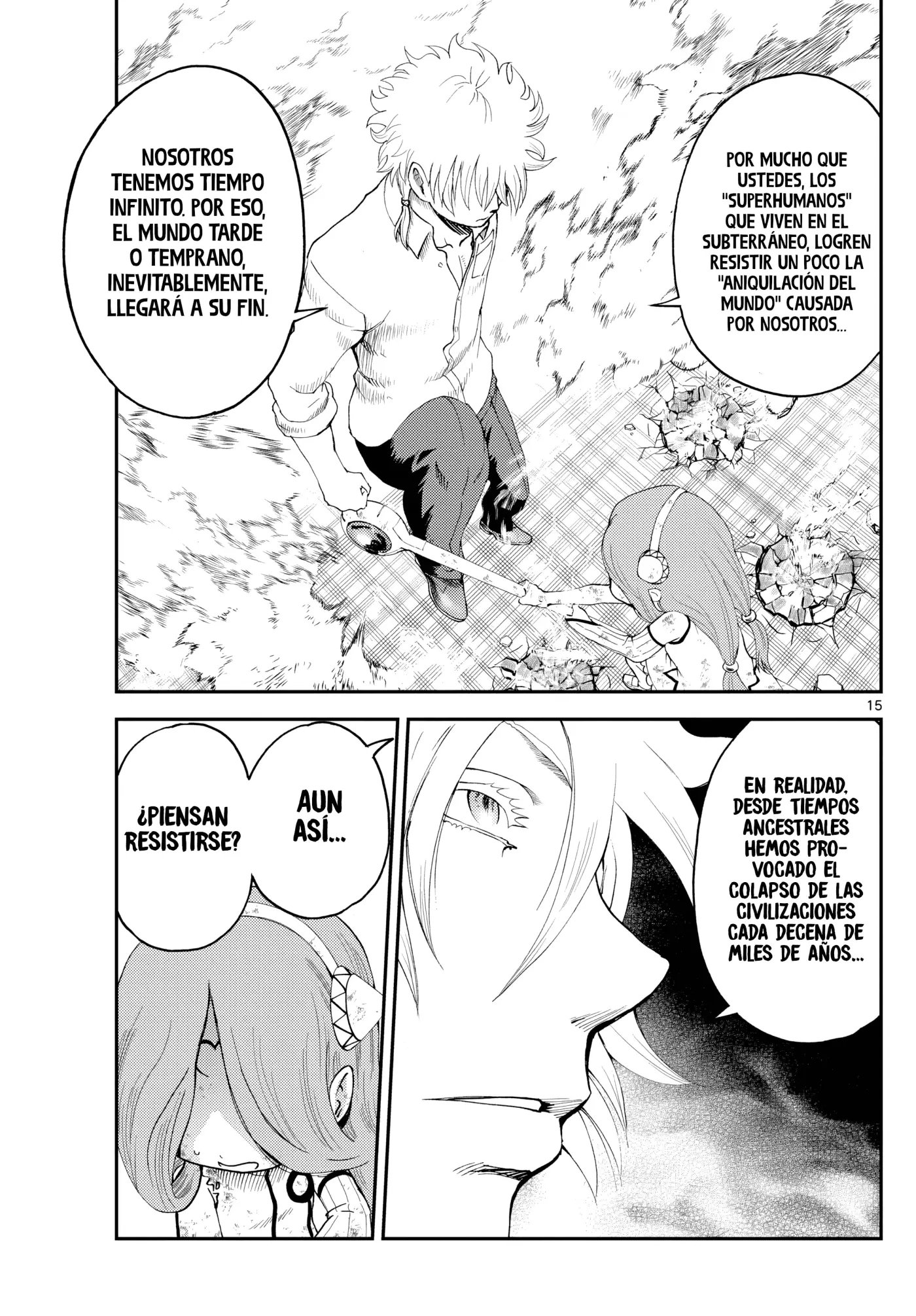 Hacia la superficie... capítulo 24 página 18