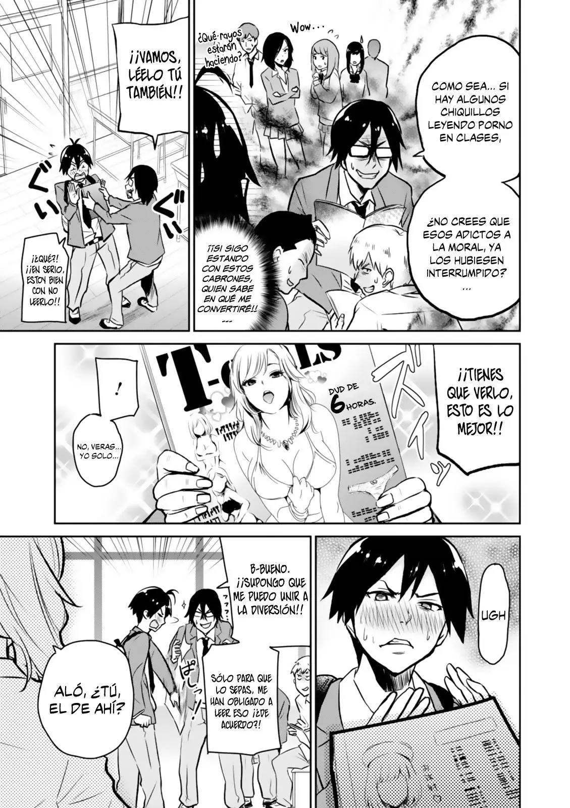 Hajimete no Gal capítulo 1 página 9