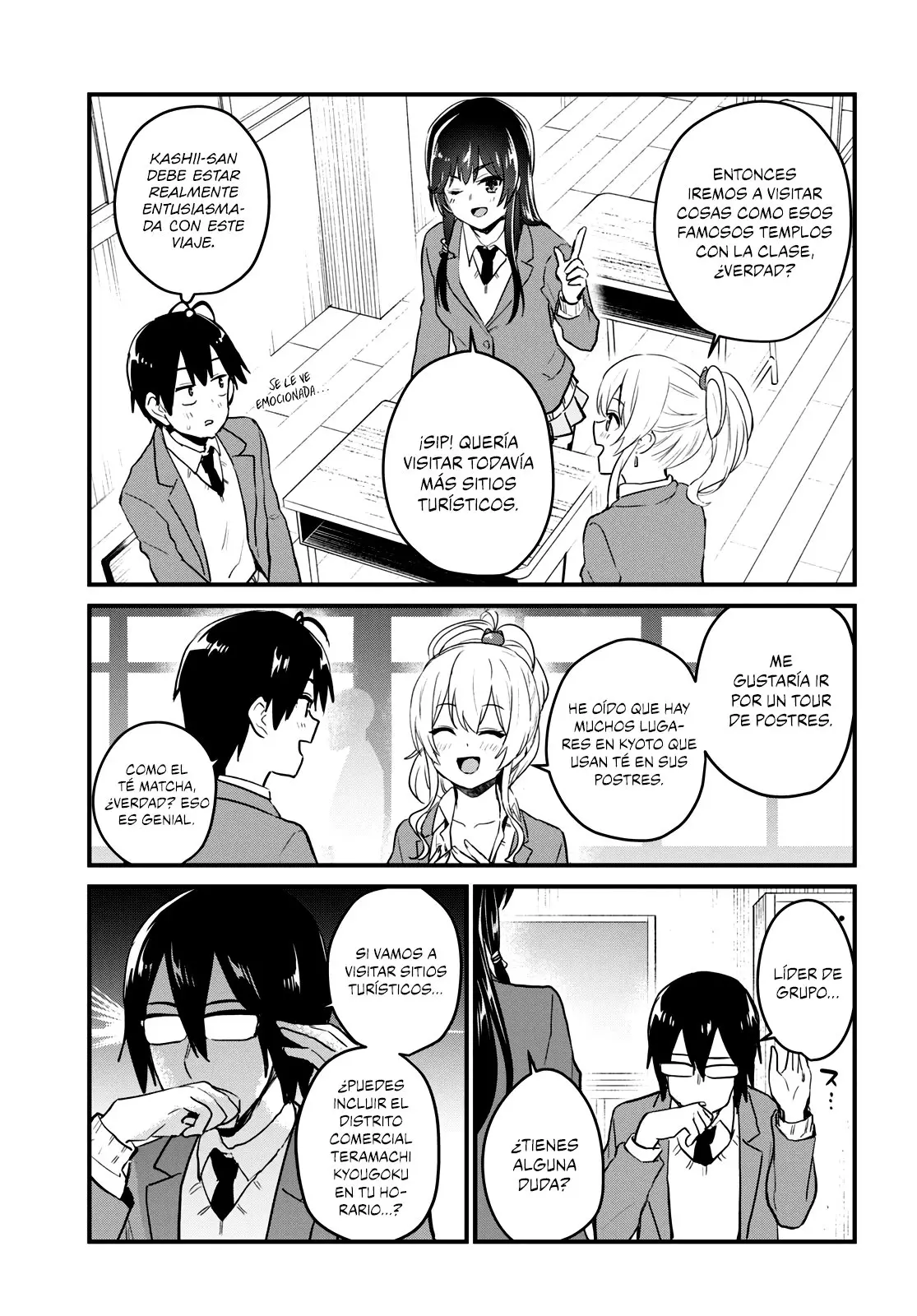 Hajimete no Gal capítulo 105 página 4