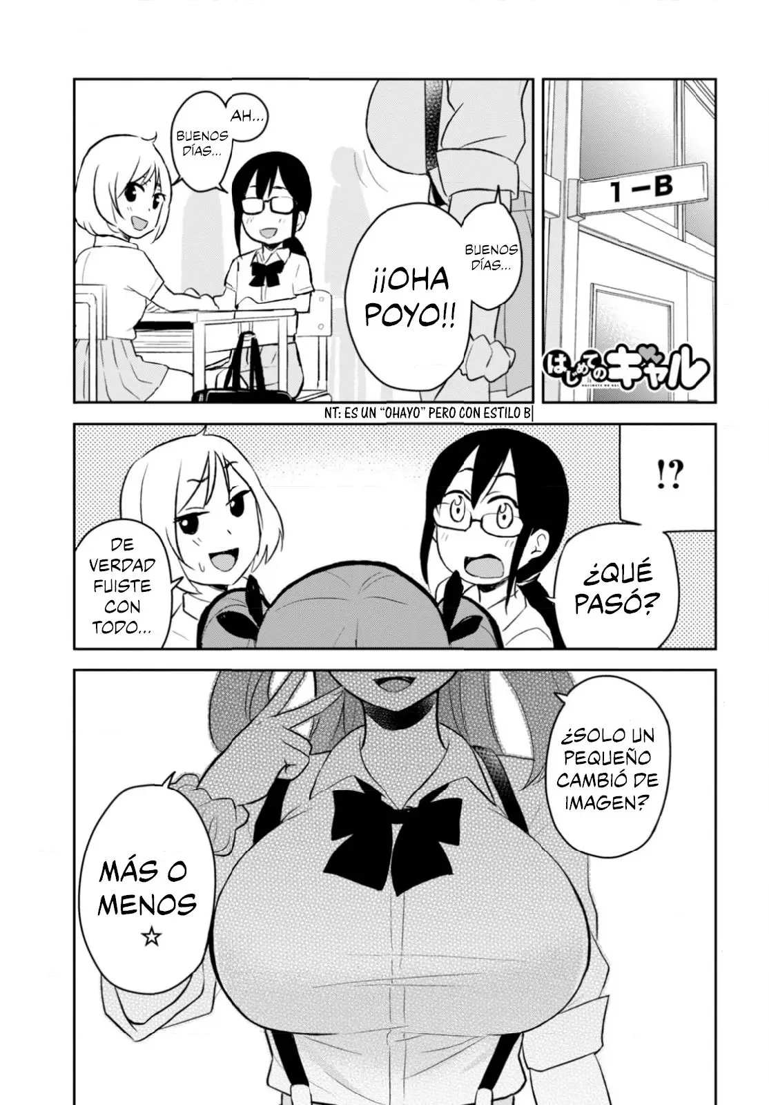 Hajimete no Gal capítulo 23 página 3