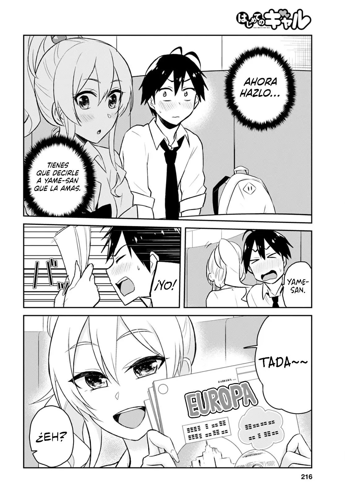 Hajimete no Gal capítulo 32 página 18