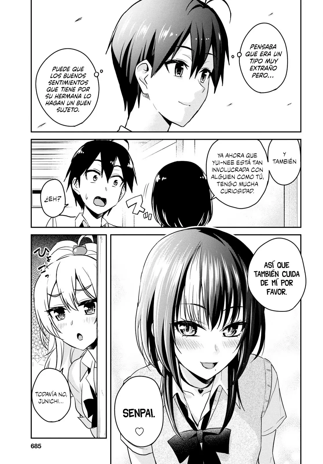 Hajimete no Gal capítulo 62 página 10