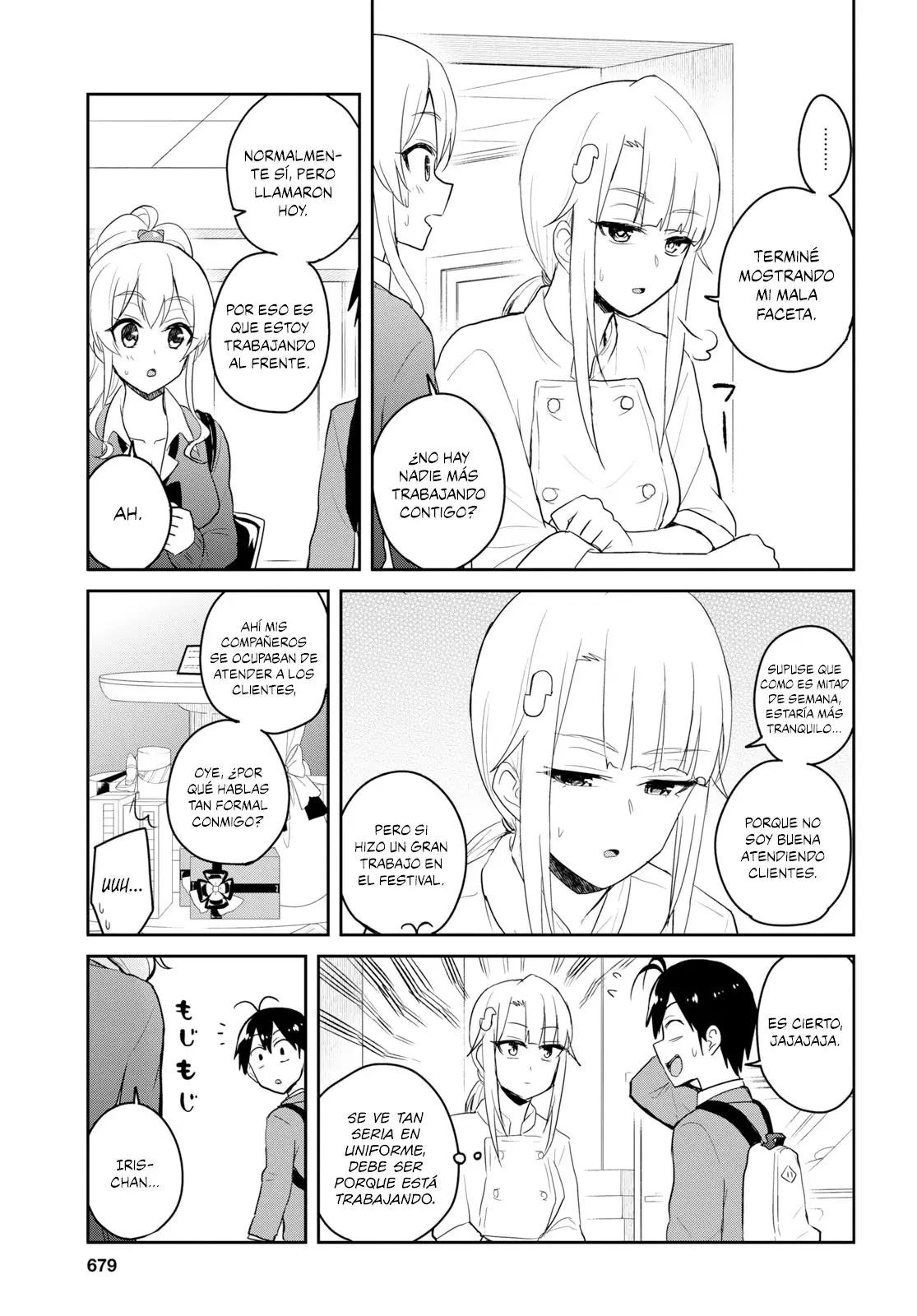 Hajimete no Gal capítulo 82 página 10