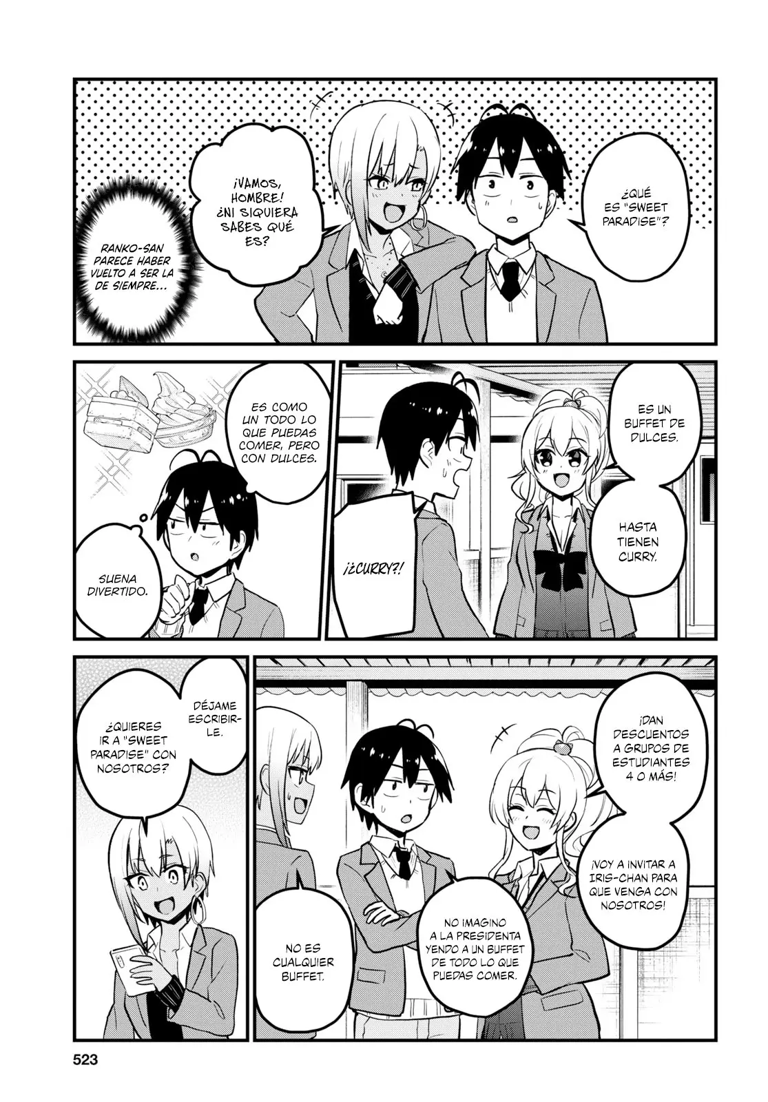 Hajimete no Gal capítulo 90 página 4