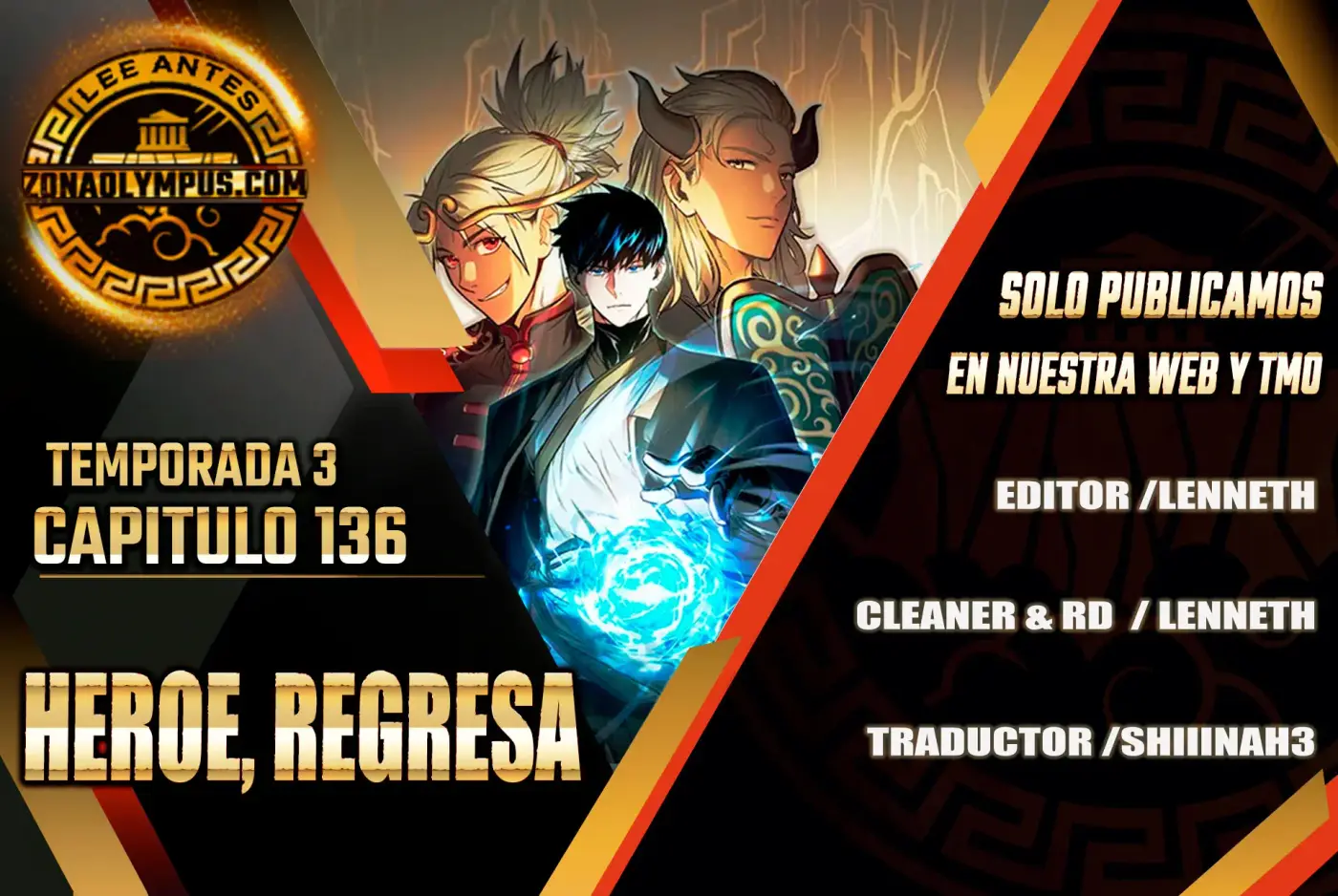 Heroe, regresa capítulo 136 página 1