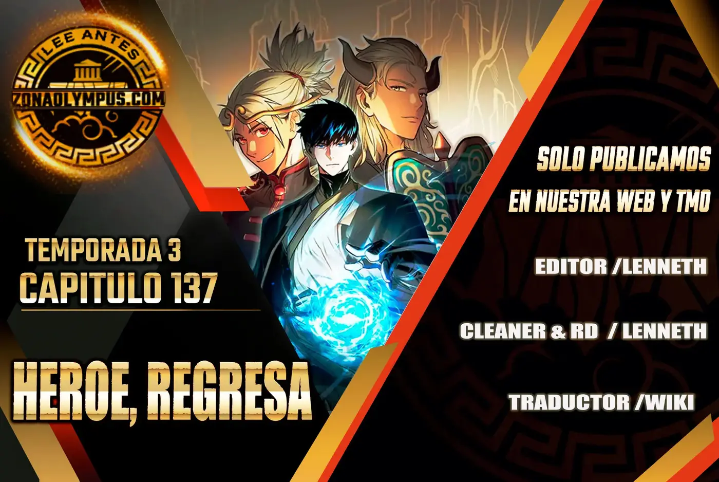 Heroe, regresa capítulo 137 página 1