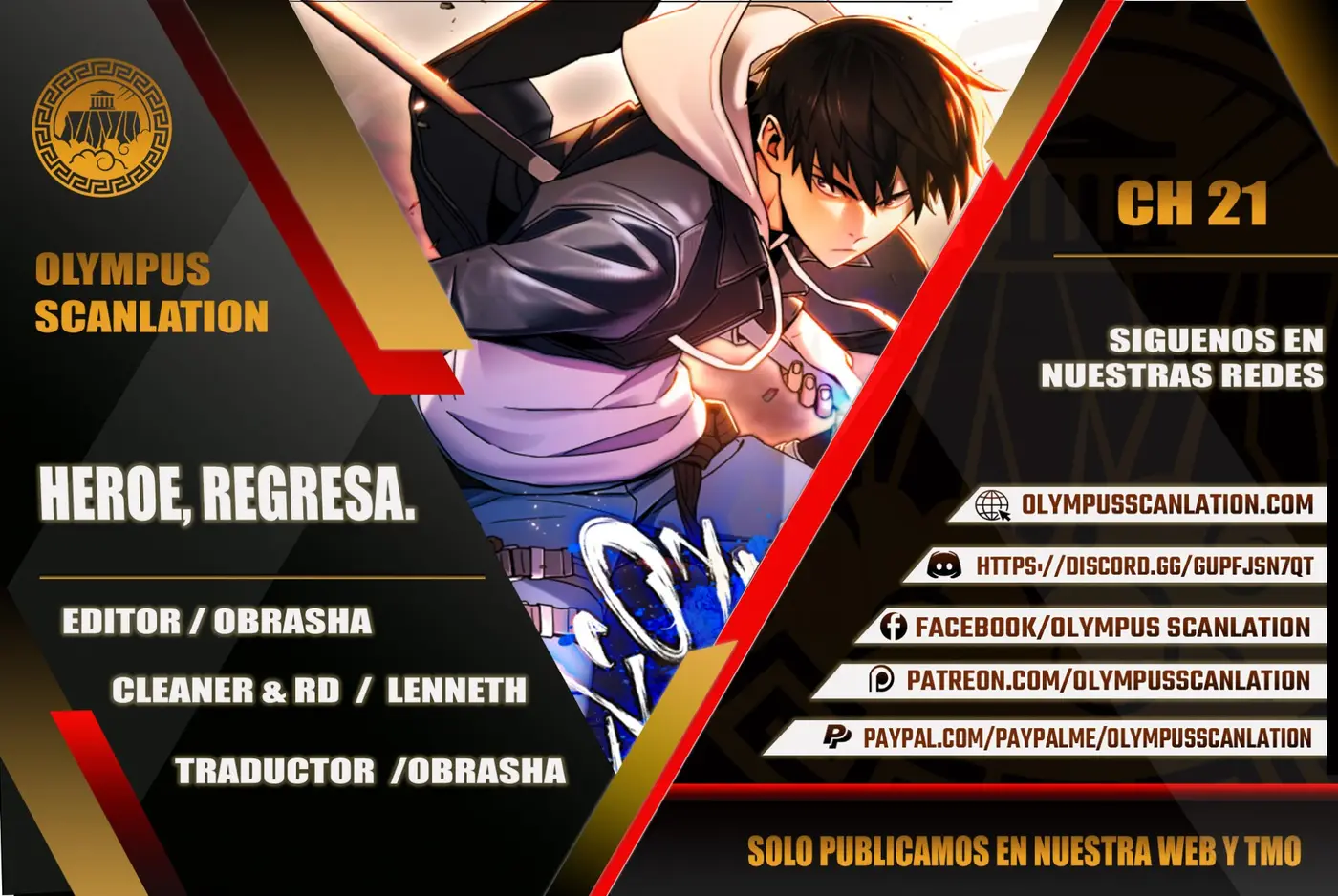 Heroe, regresa capítulo 21 página 1