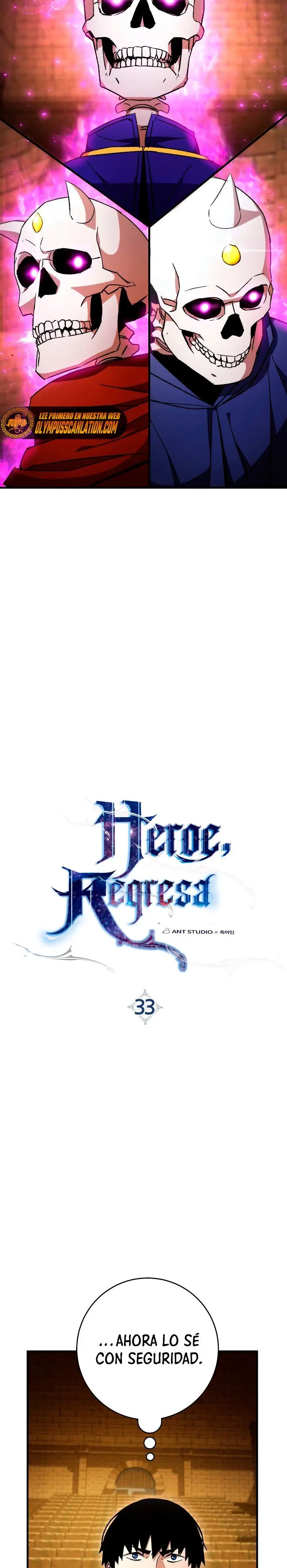 Heroe, regresa capítulo 33 página 3