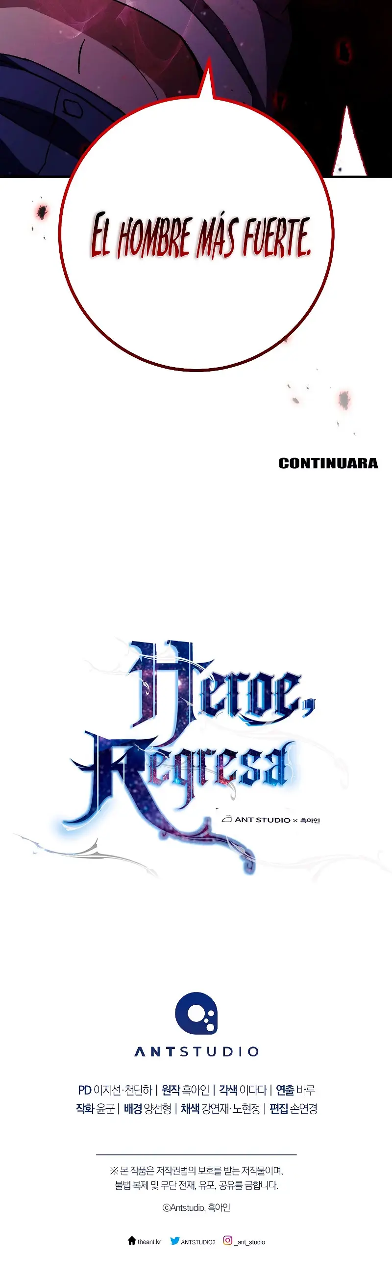 Heroe, regresa capítulo 53 página 57