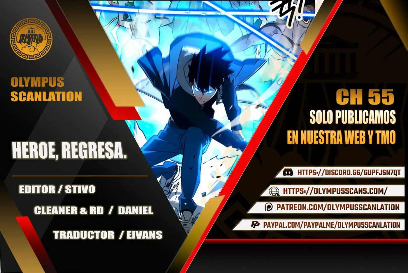 Heroe, regresa capítulo 55 página 1