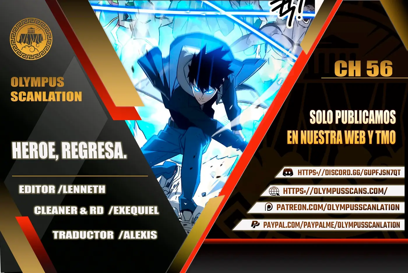 Heroe, regresa capítulo 56 página 1