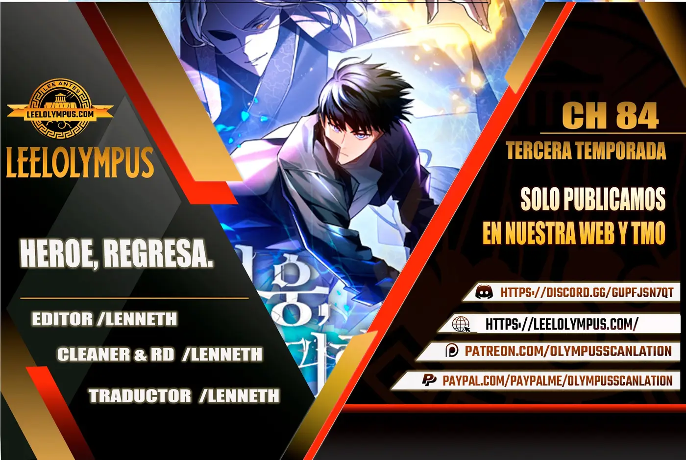 Heroe, regresa capítulo 84 página 1