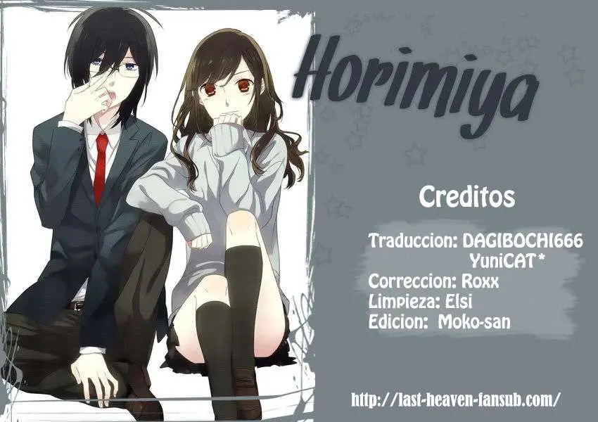 Horimiya capítulo 3 página 1