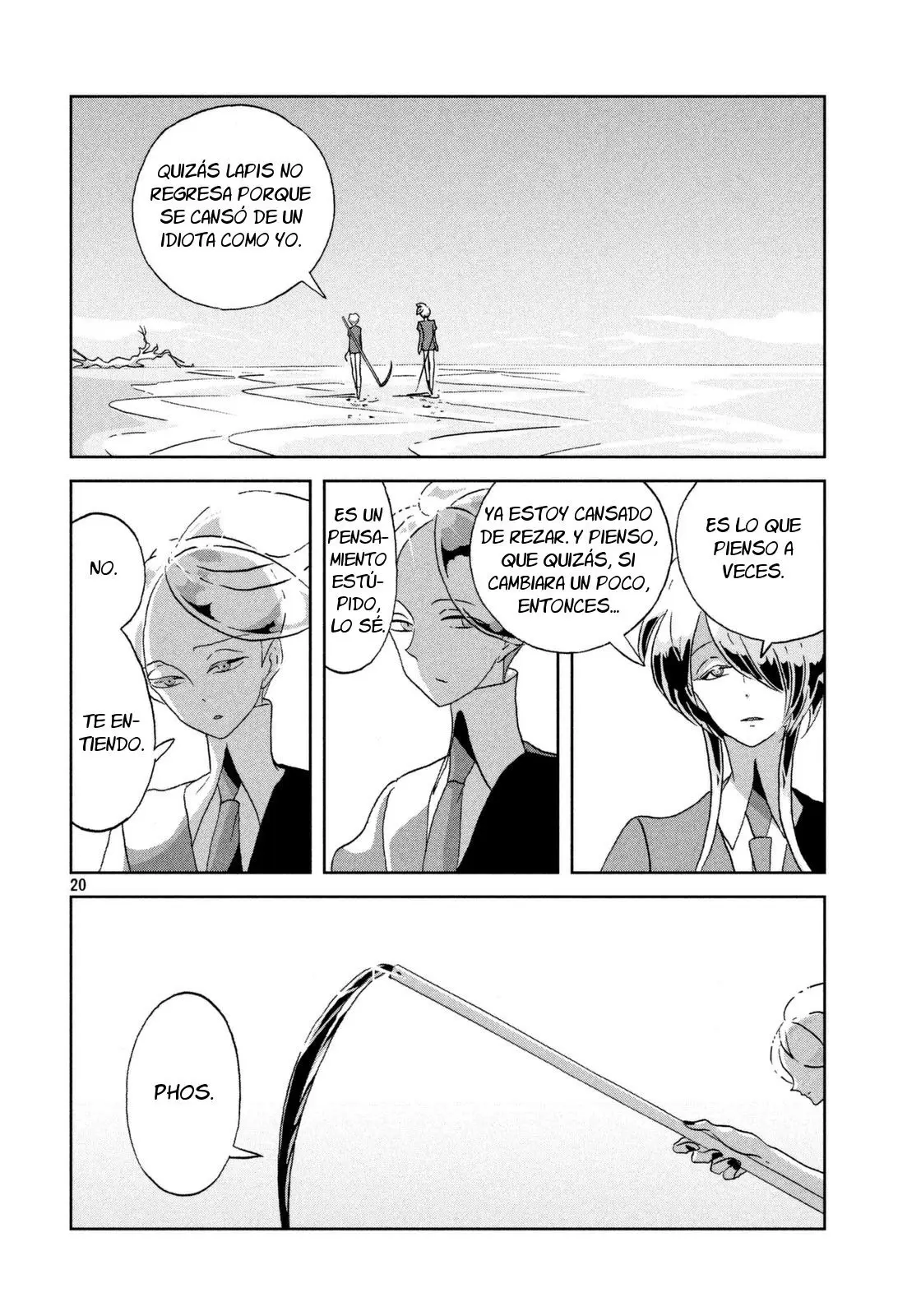 Houseki no Kuni capítulo 36 página 22