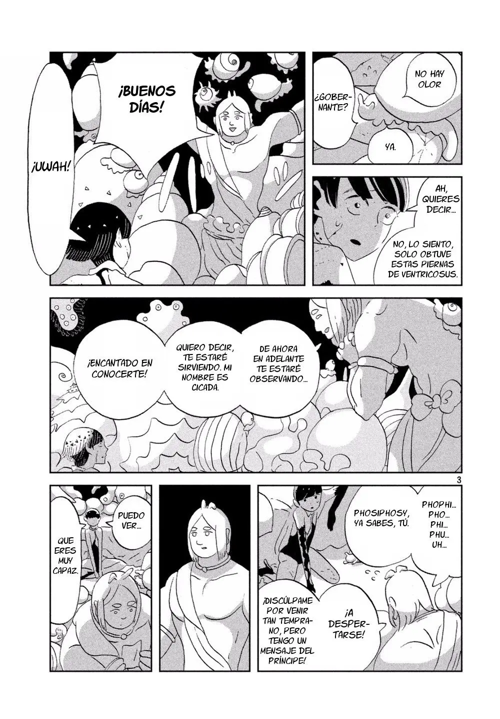 Houseki no Kuni capítulo 56 página 4