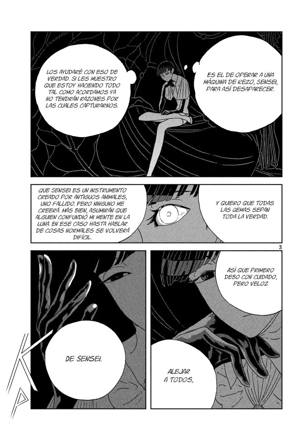 Houseki no Kuni capítulo 57 página 4