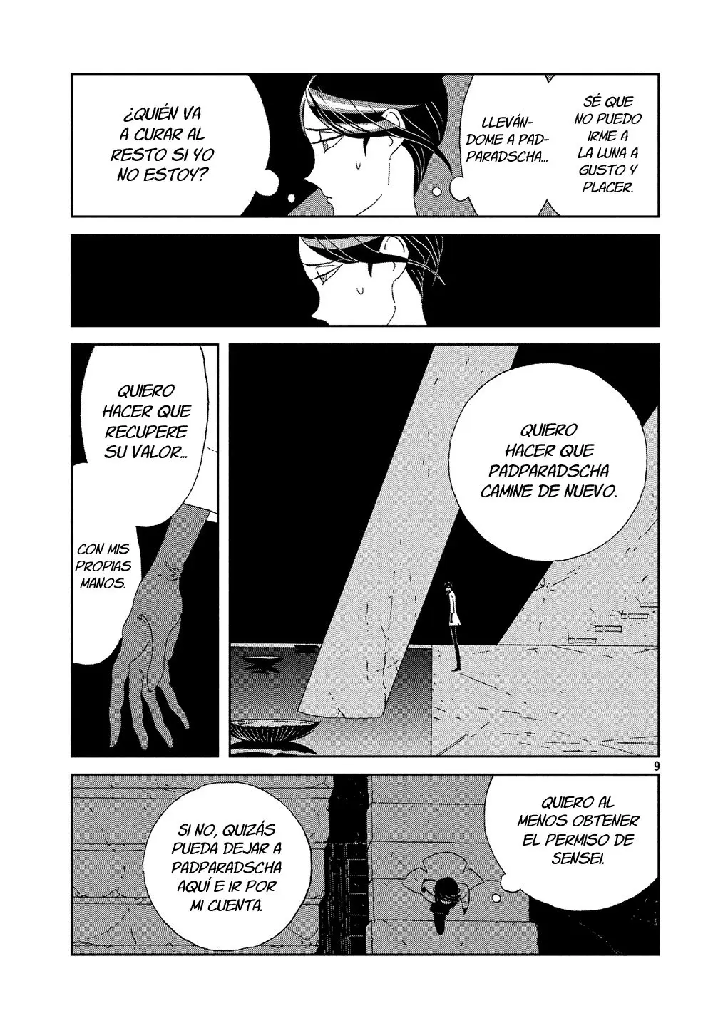 Houseki no Kuni capítulo 62 página 9