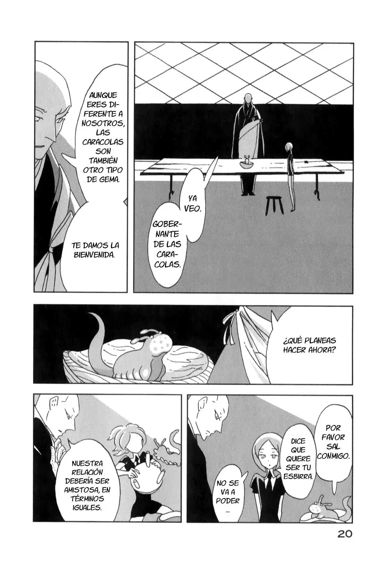 Houseki no Kuni capítulo 7 página 22
