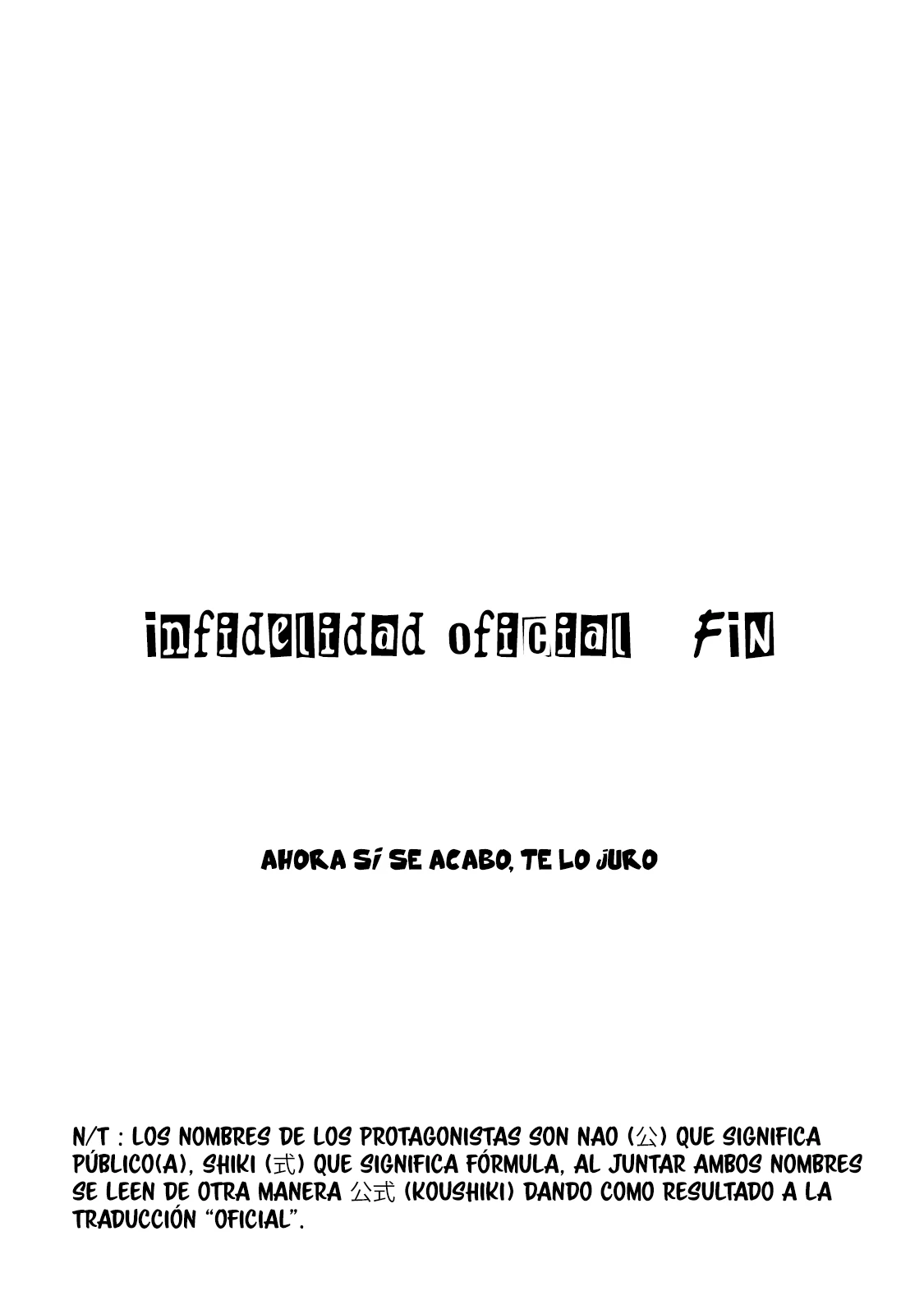 ¿Infidelidad Oficial? capítulo 12.9 página 40