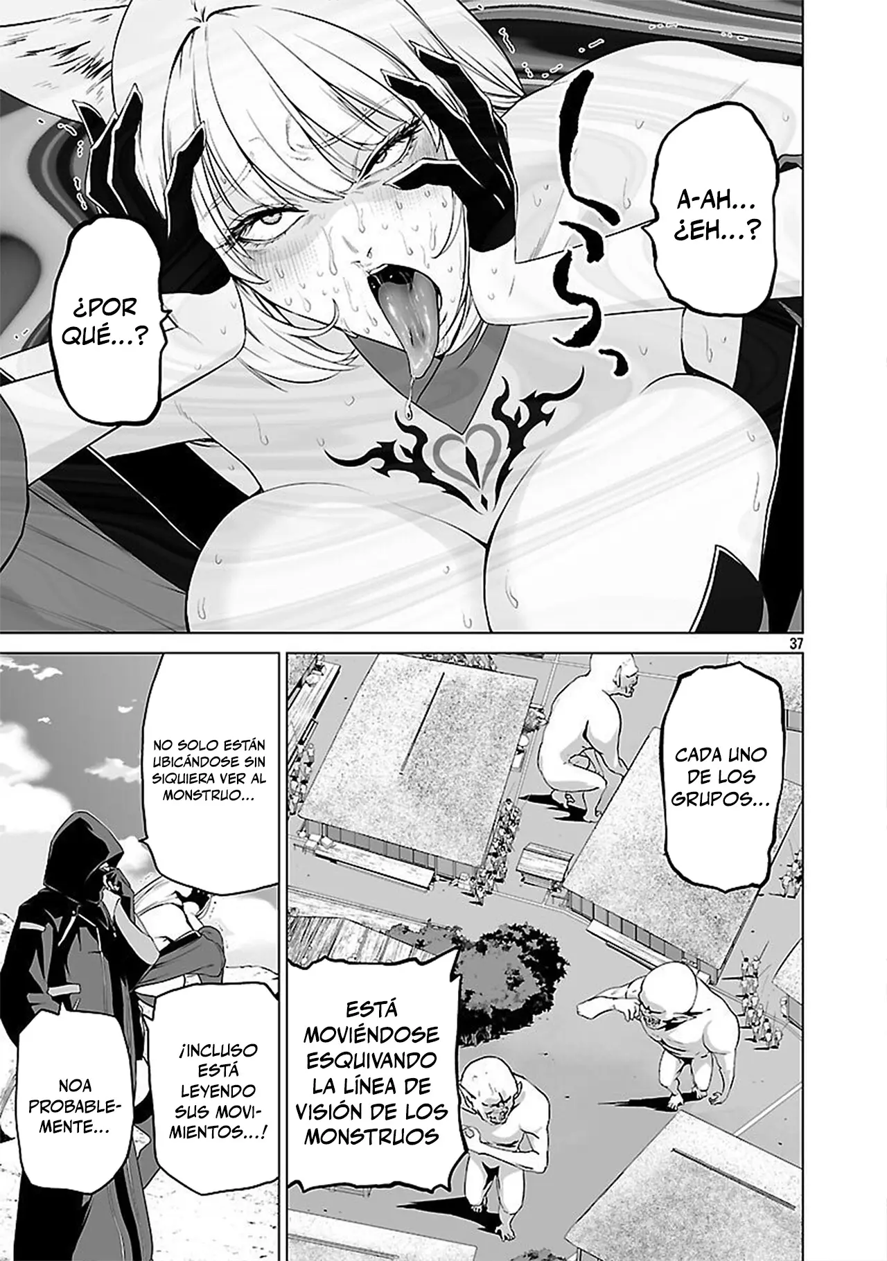 Isekai H Eiyuuden ~Bishoujo Senshi-tachi wa Saikyou Gunshi no Muchana Onegai ni Sakaraenai~ capítulo 5.1 página 37