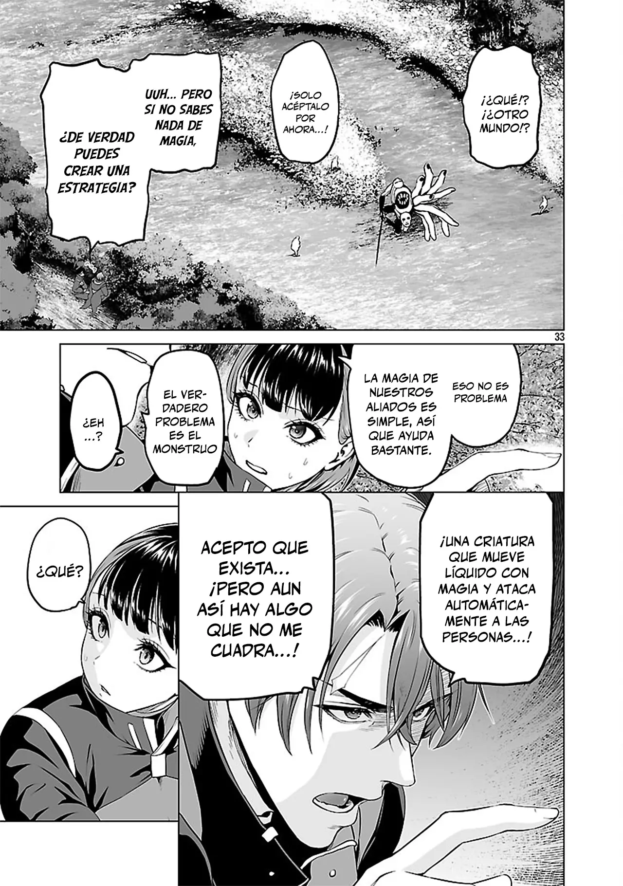 Isekai H Eiyuuden ~Bishoujo Senshi-tachi wa Saikyou Gunshi no Muchana Onegai ni Sakaraenai~ capítulo 8 página 34