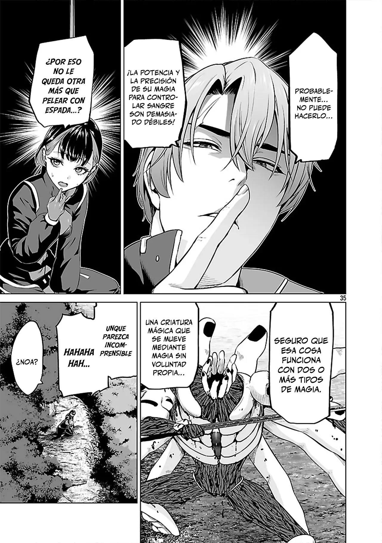 Isekai H Eiyuuden ~Bishoujo Senshi-tachi wa Saikyou Gunshi no Muchana Onegai ni Sakaraenai~ capítulo 8 página 36