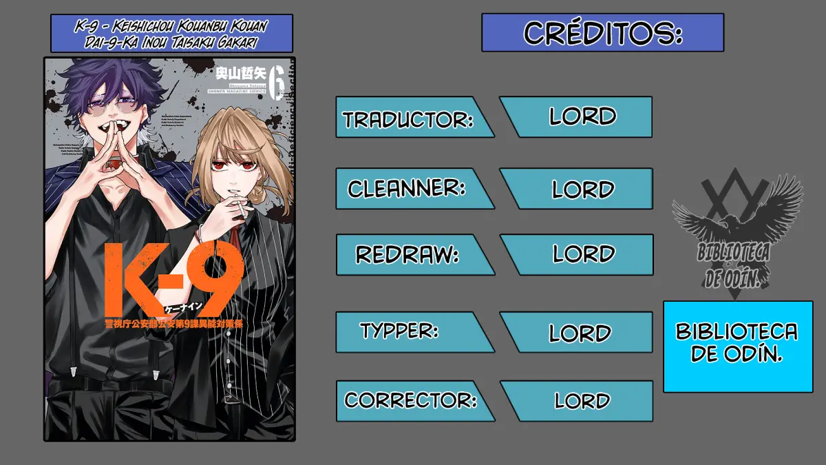 K-9: Keishichou Kouanbu Kouan Dai-9-Ka Inou Taisaku Gakari capítulo 65 página 1