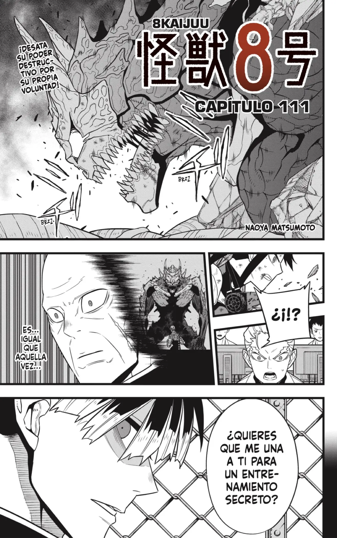 Kaiju No. 8 capítulo 111 página 1