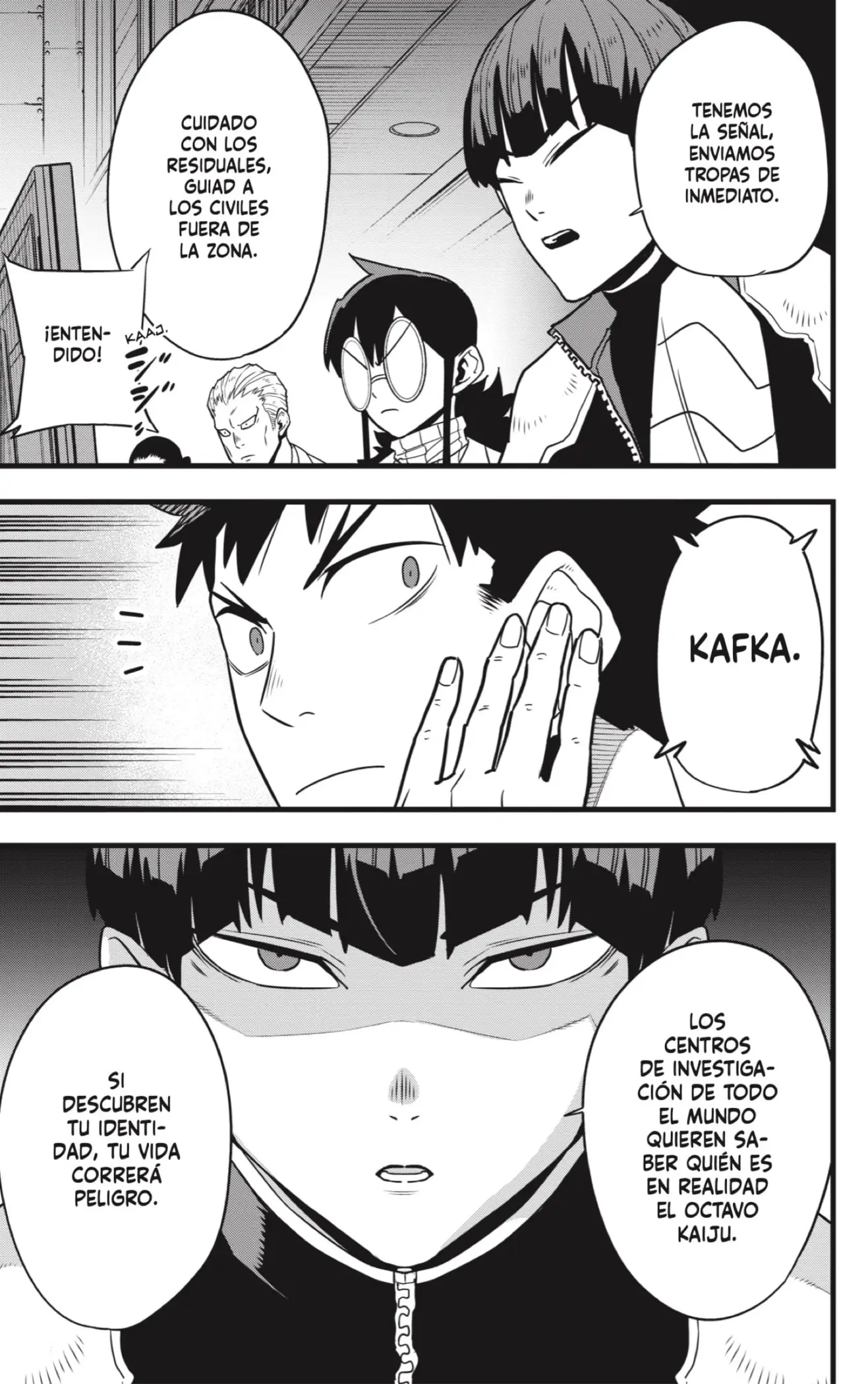 Kaiju No. 8 capítulo 129 página 33