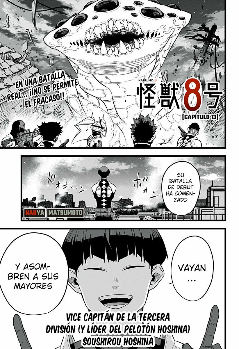 Kaiju No. 8 capítulo 13 página 1