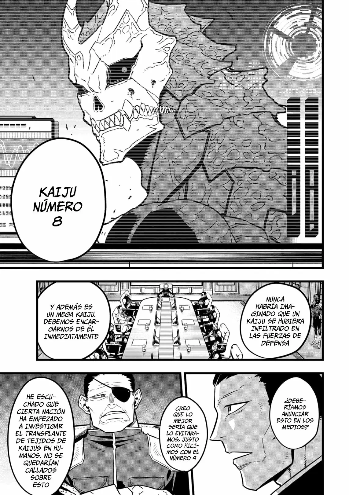 Kaiju No. 8 capítulo 33 página 3