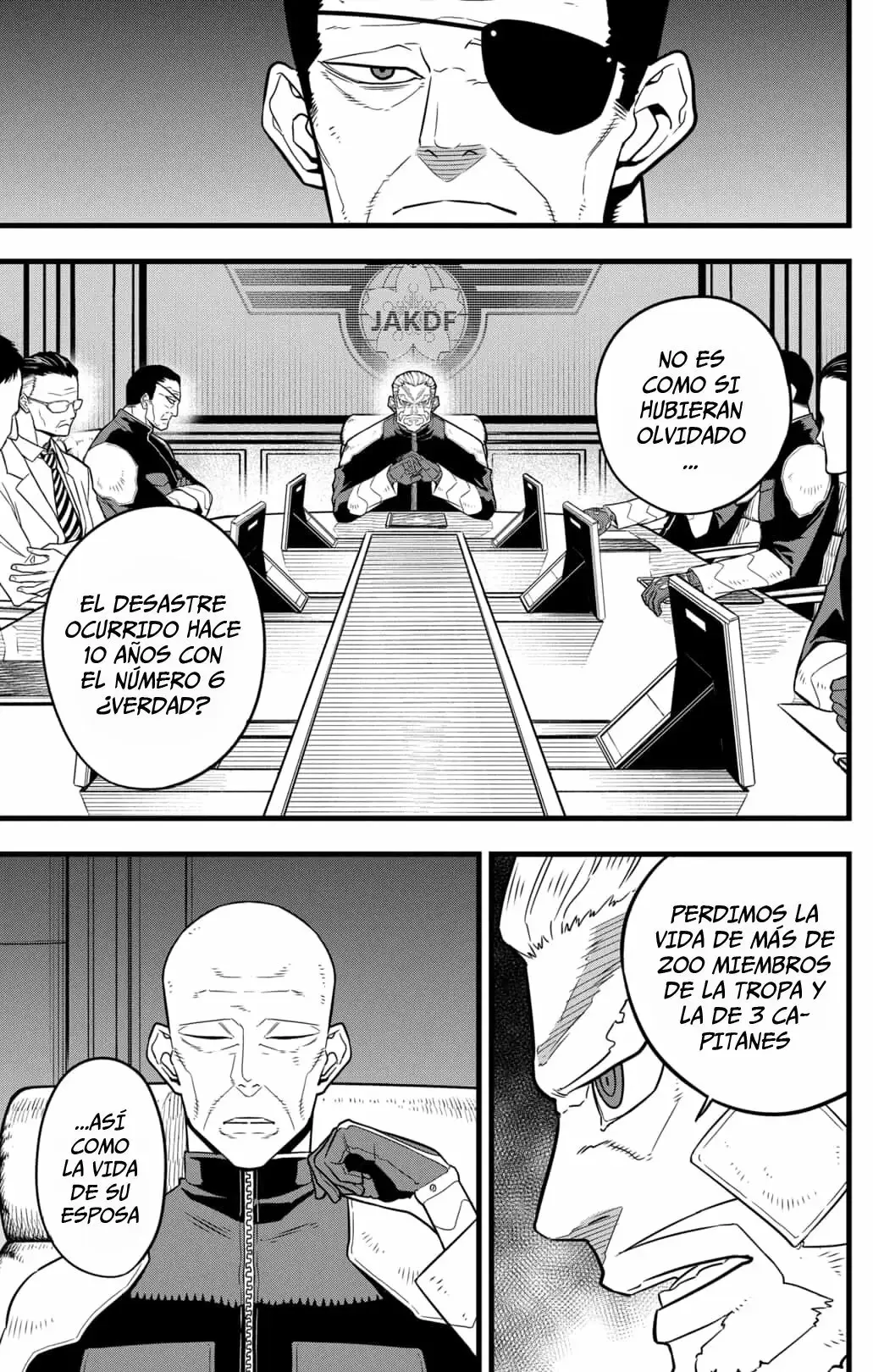 Kaiju No. 8 capítulo 38 página 8