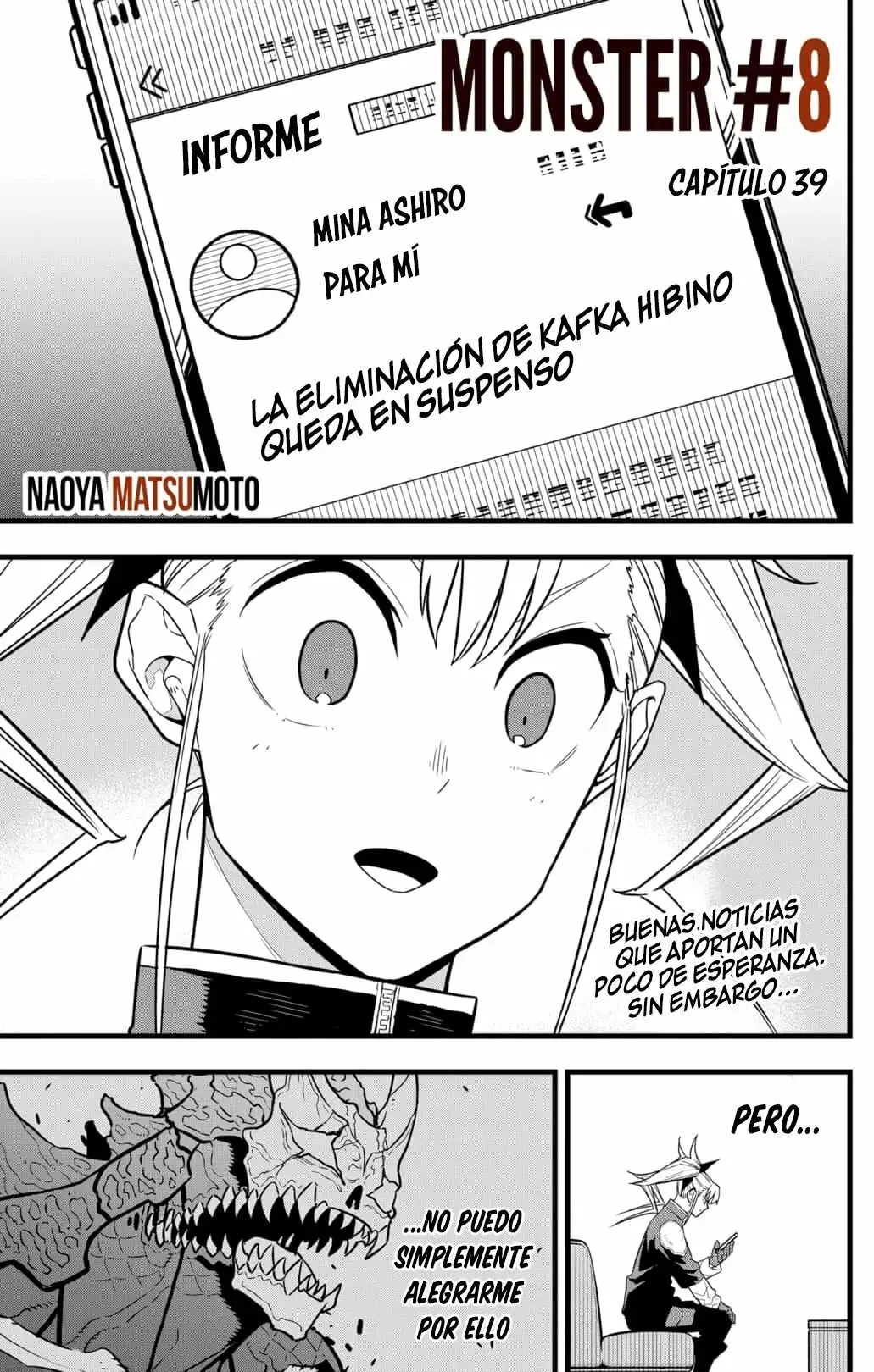 Kaiju No. 8 capítulo 39 página 1