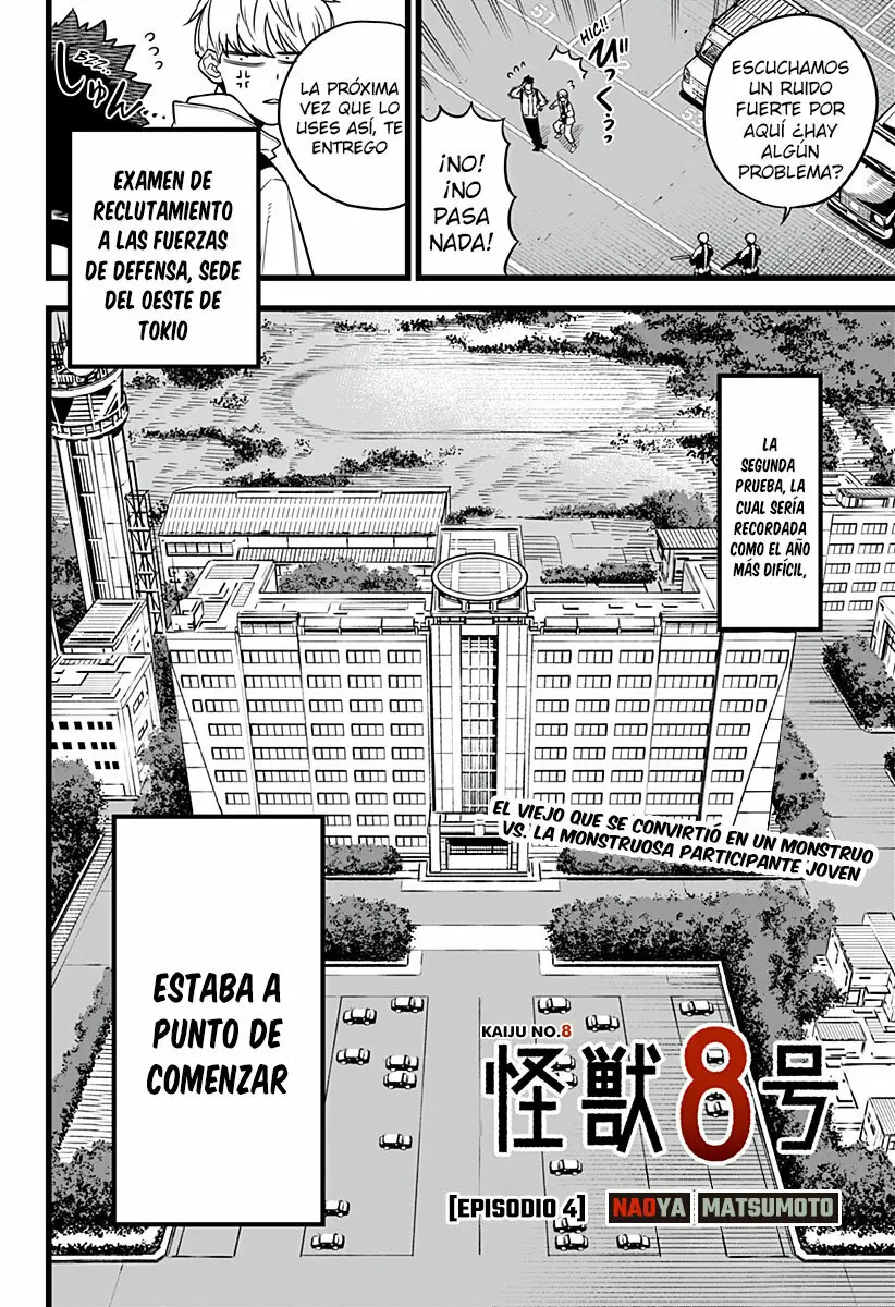 Kaiju No. 8 capítulo 4 página 4