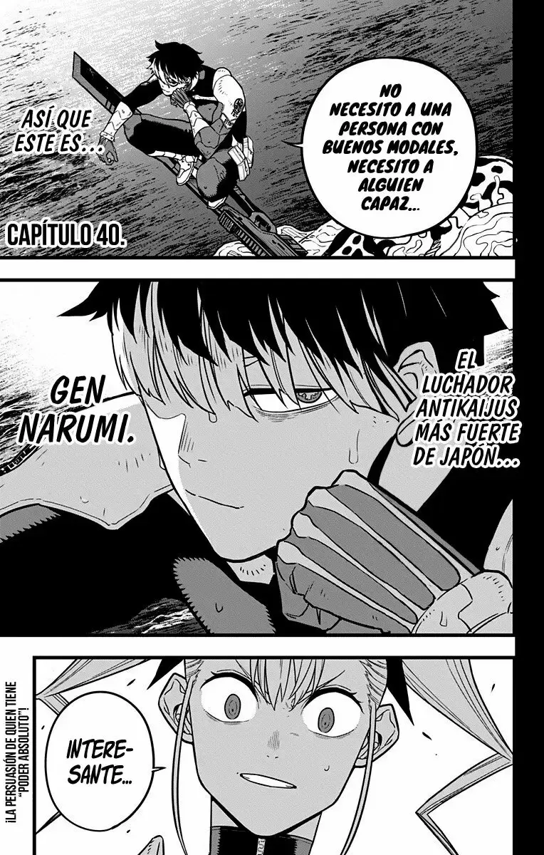 Kaiju No. 8 capítulo 40 página 1