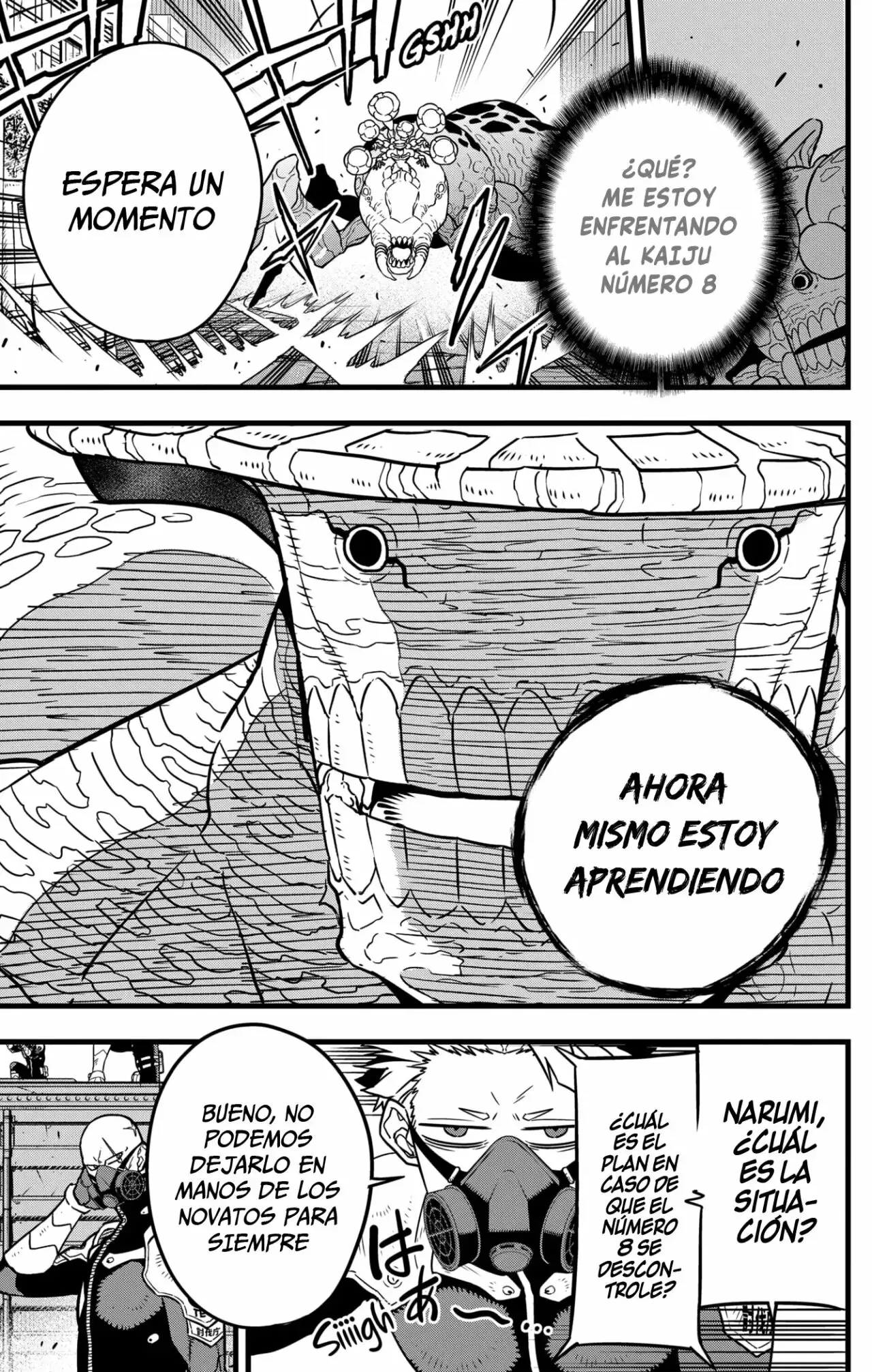 Kaiju No. 8 capítulo 47 página 8