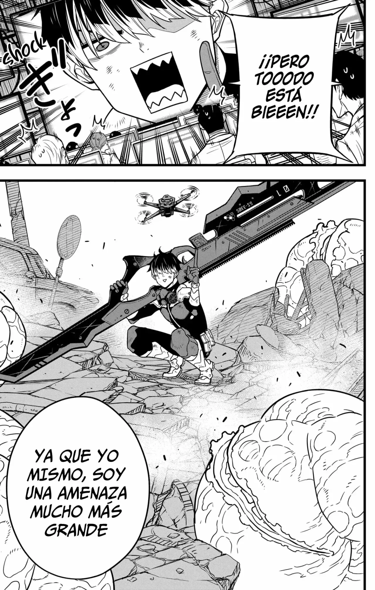 Kaiju No. 8 capítulo 47 página 18