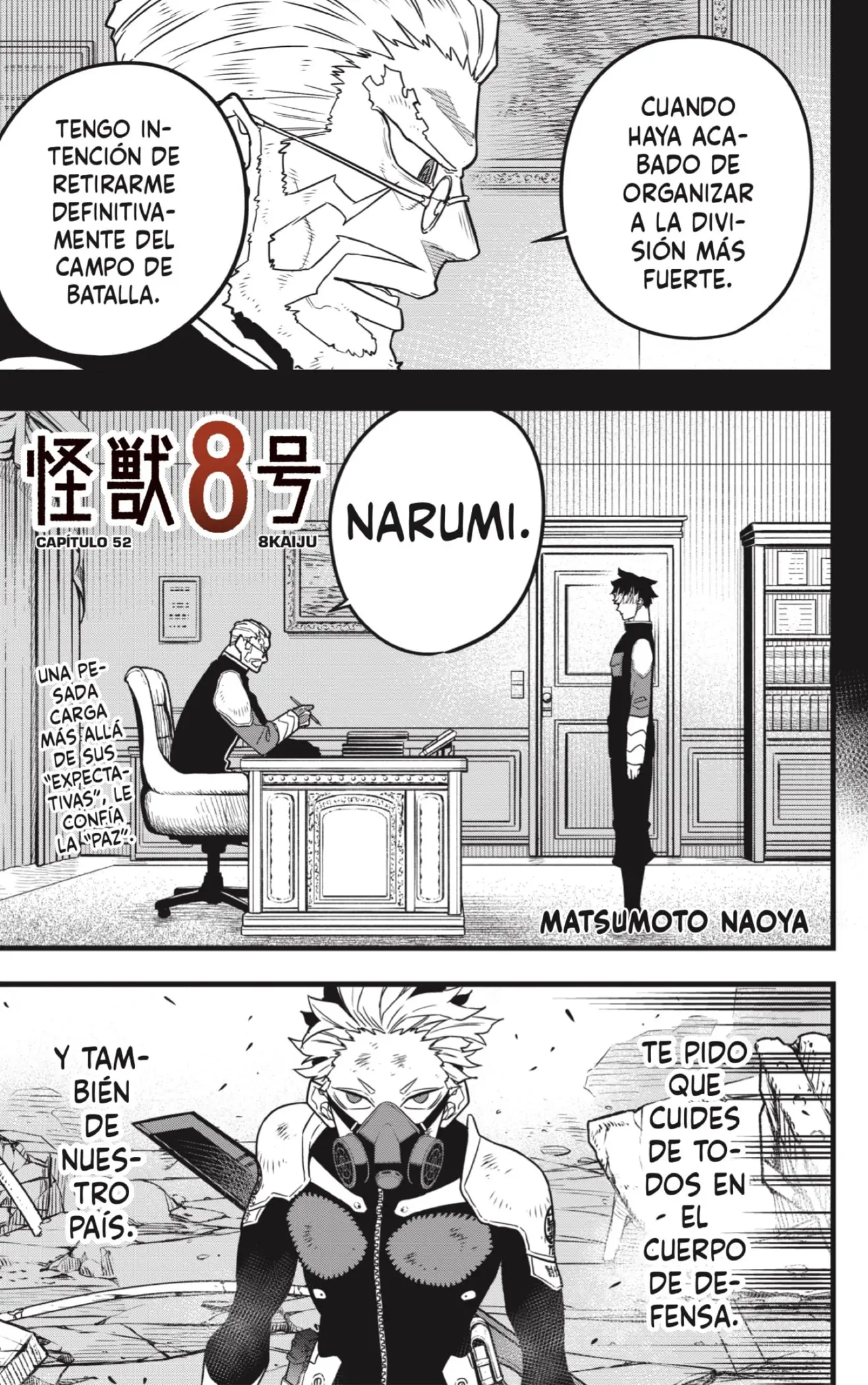 Kaiju No. 8 capítulo 52 página 1