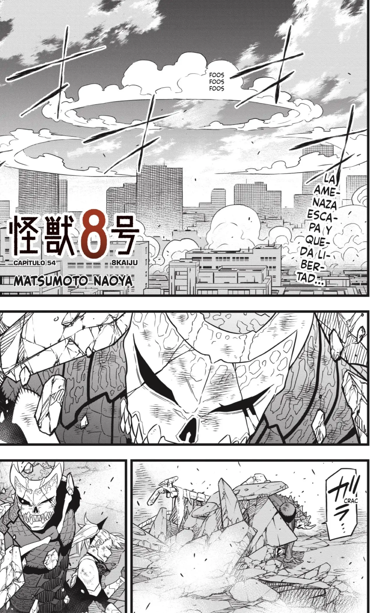 Kaiju No. 8 capítulo 54 página 1